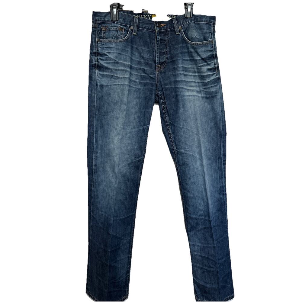 Lucky Brand men's slim bootleg jeans in size 34x32L